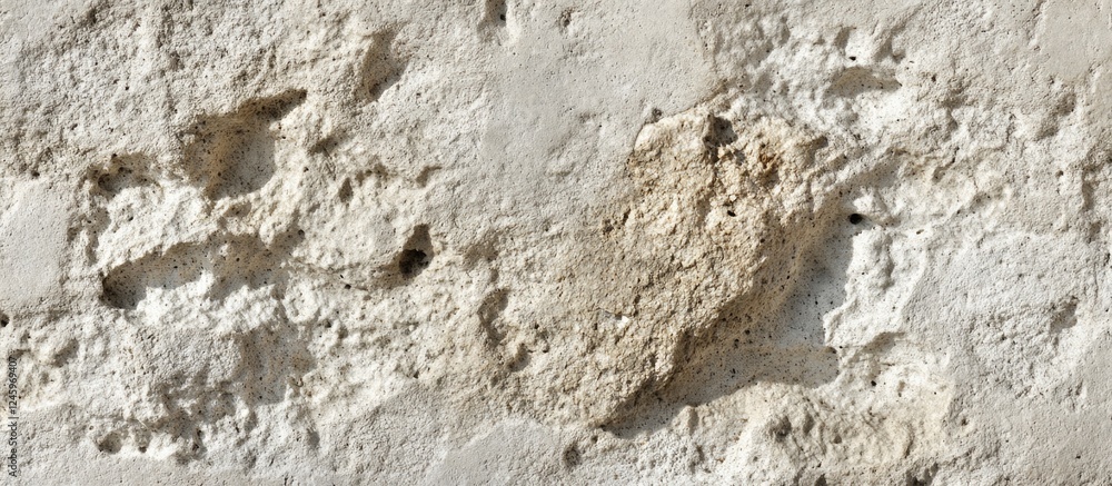 Poster Close-up of weathered concrete wall texture showcasing rough and uneven surface patterns ideal for background use