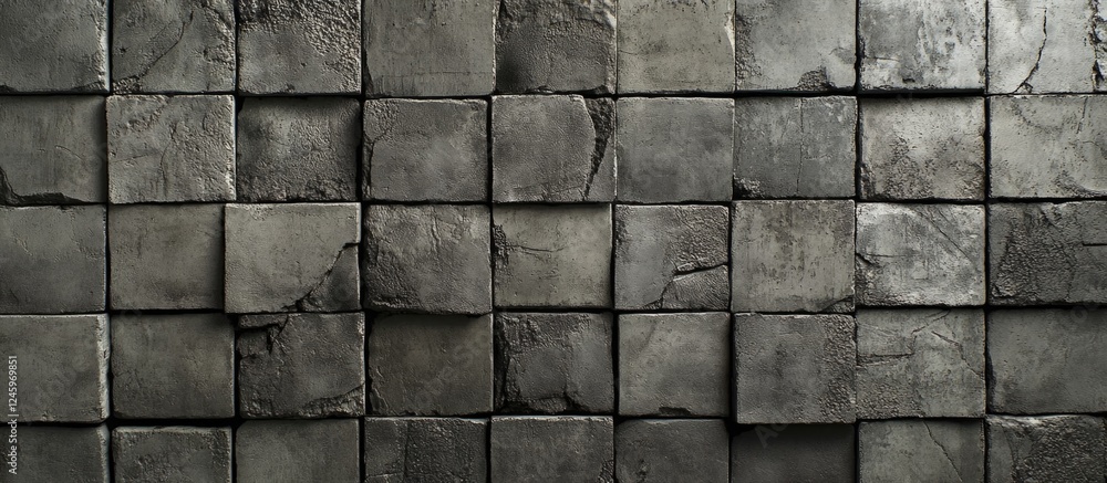 Poster gray textured concrete block wall background with a modern and industrial aesthetic for architectura
