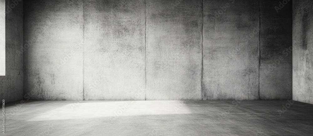 Leinwandbilder concrete wall background texture featuring a grey grunge surface ideal for interior design projects 