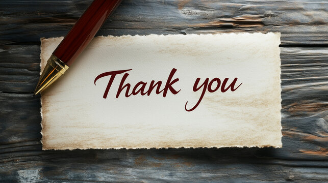thank you message