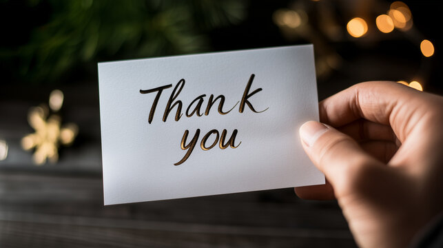 thank you card