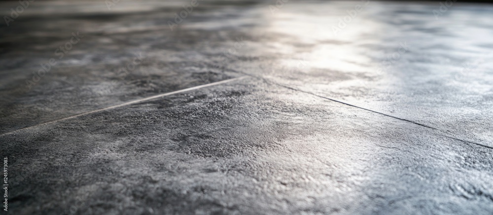 Fototapete glossy gray concrete floor texture with intricate pattern ideal for modern interior design and archi