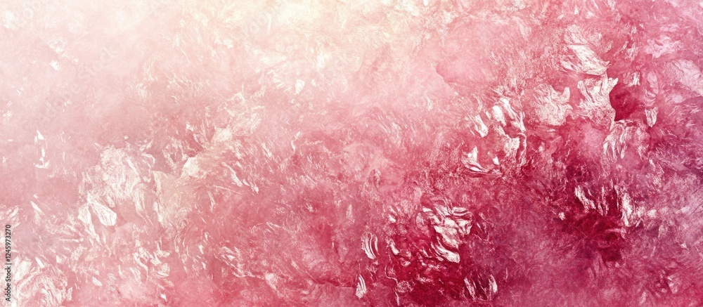 Poster Elegant crystal rose abstract background with fluid textures and soft hues for creative design projects and digital art applications