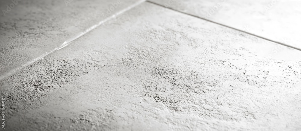 Aufkleber Textured white concrete tile surface with subtle shadows and deformations creating a modern architectural background.
