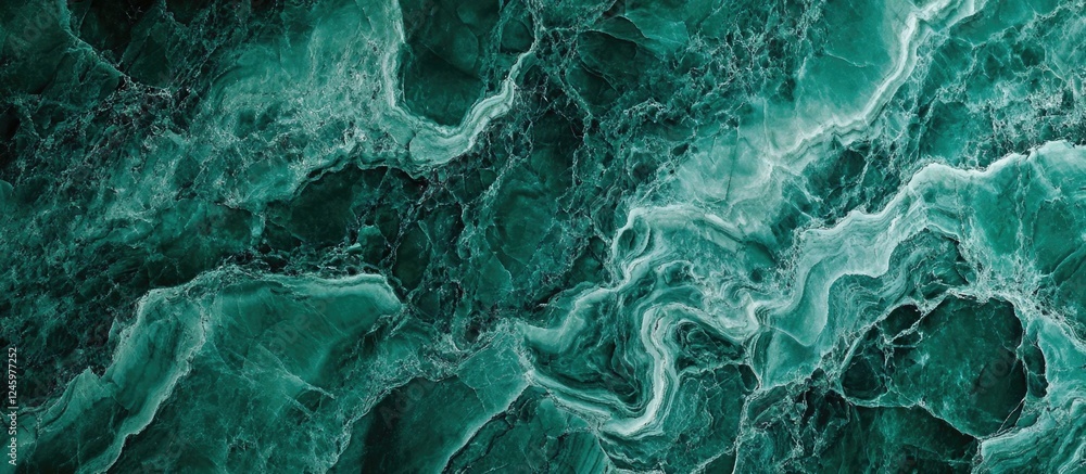 Poster natural marble texture with intricate green patterns ideal for backgrounds and design projects.