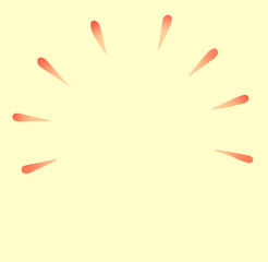 元気な雰囲気のフレーム