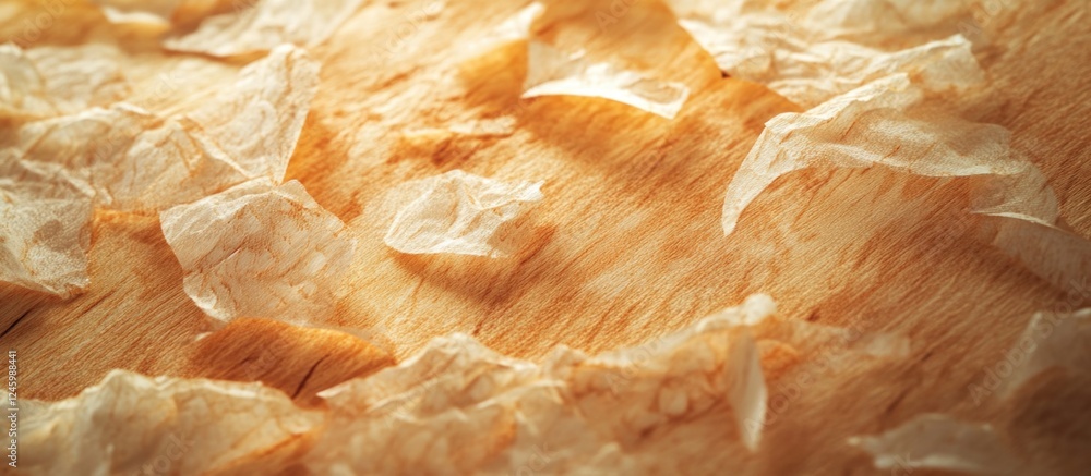 Poster plywood texture fragment showcasing layered fibers and natural patterns for design and architectural