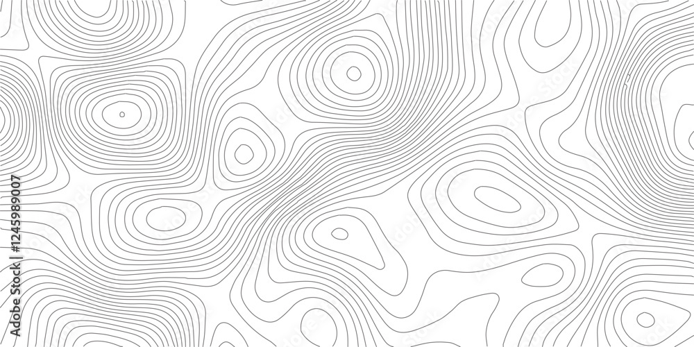 Aufkleber abstract topographic background. geographic line map. wavy pattern design. paper texture imitation o