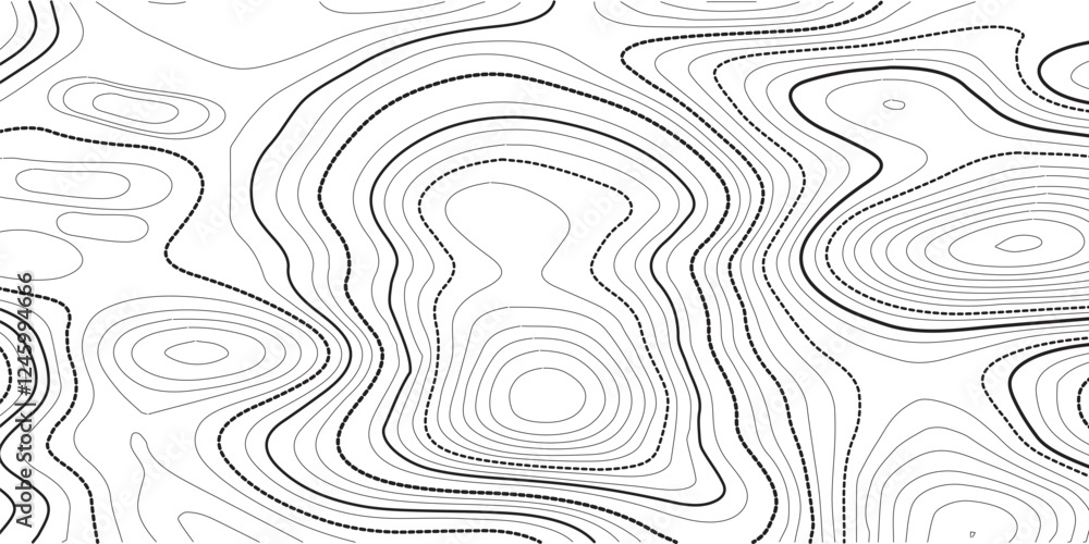 Poster topographic map , vector, abstract height lines on white background
