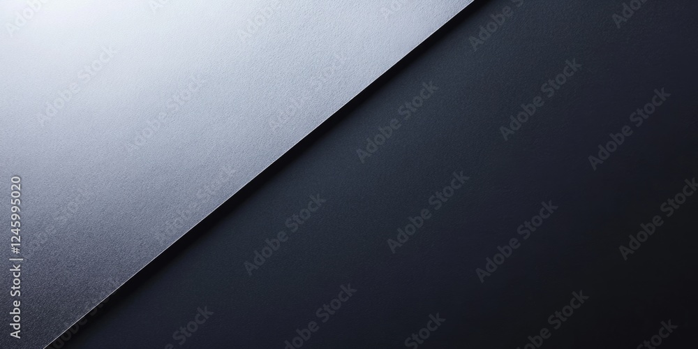 Poster elegant silver and black paper backdrop for creative design with ample space for text and graphics