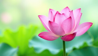 Delicate petals of lotus flower unfolding on white background, garden, serene