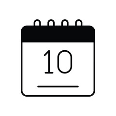 Calendar vector icon