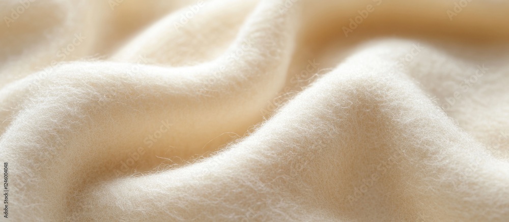 Aufkleber beige cream felt texture fabric pattern background for design and textile applications