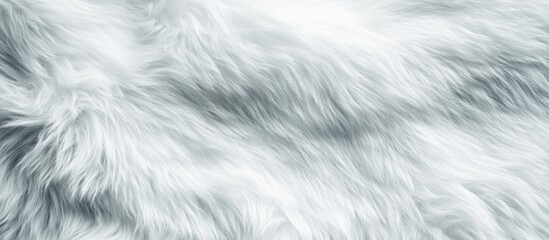 Soft white fur texture background with plush details and ample space for text or design elements in a stylish layout.