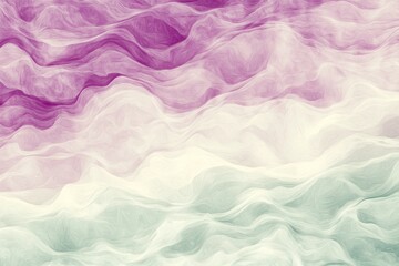 Fototapeta premium Abstract Wavy Texture with Purple Pink and White Pastel Tones Depicting Calm Flowing Motion