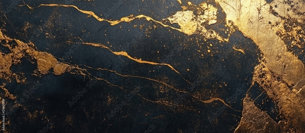 Poster elegant gold marble background with rich texture and ample space for custom text designs and creativ