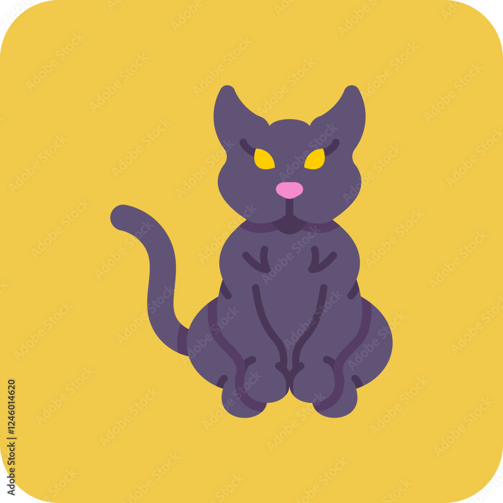 Sticker Cat Icon