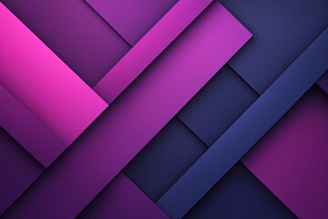 Abstract Geometric Layers with Gradient Violet and Blue Hues in Modern Minimalist Design