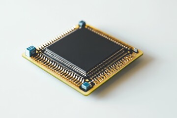 Microchip, technology,  closeup, white background, innovation