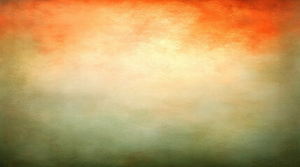 Fototapeta premium Warm gradient background with orange and green hues