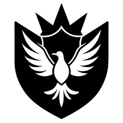 eagle shield with wings