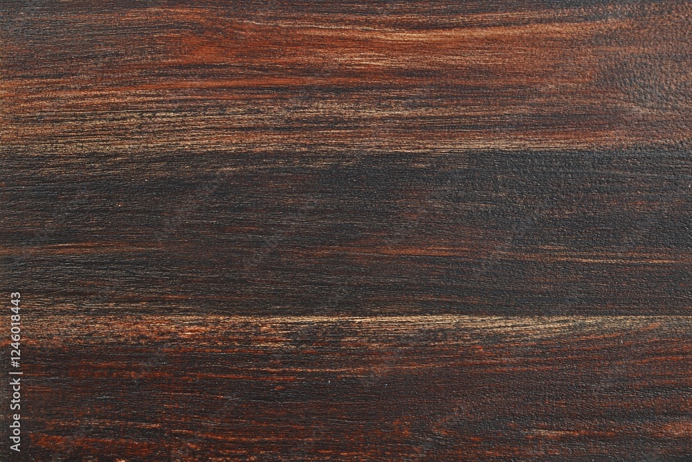 Poster dark brown wooden texture with natural grain patterns for background or surface design projects