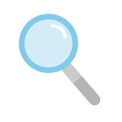 虫めがねのベクターイラスト magnifying glass