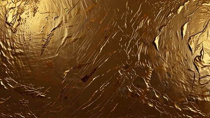 Gold texture for cover design, cards, flyers, poster, banner. Bronze paint. Stone backdrop for design. Empty blank for text. Hand drawn golden backdrop. Vintage aged metallic texture.