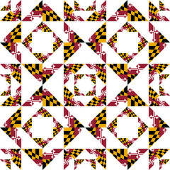 Obraz premium maryland pattern. geometric background for decoration. vector illustration