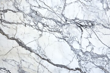 Fototapeta premium White Marble Texture with Natural Black Veins for Background Design and Modern Interior Patterns