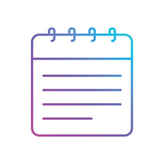 Calendar vector icon