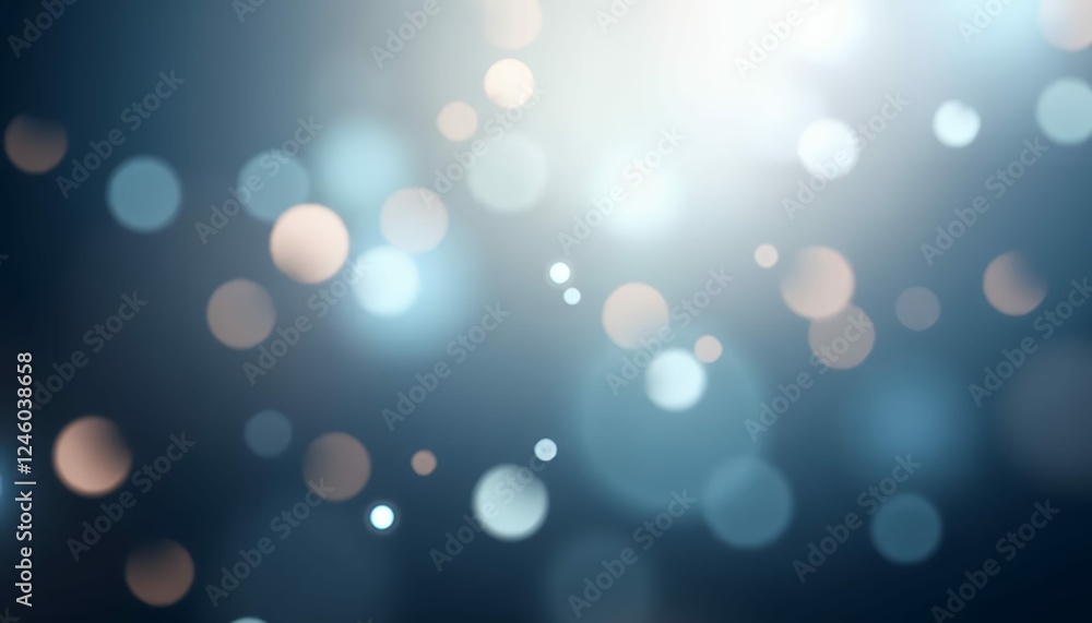 Poster abstract background with a white light blur, creating a soft, glowing effect with a sense of depth, 