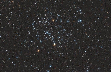 Open cluster Messier 35 in Gemini constellation, taken with amateur telescope.