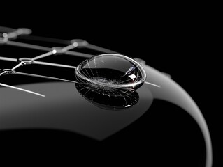 High-Tech Symmetrical Web Art