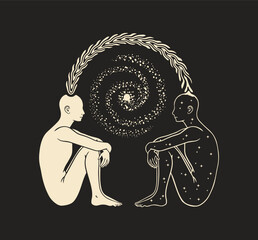 Cosmic Connection: Spiritual Mind Exchange