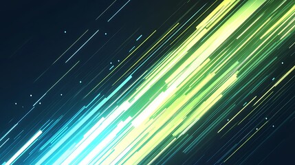 Abstract light streaks, night sky