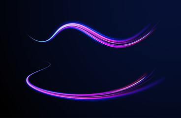Iight background, speed, wavy, swirl,curve,speedy,vector. Abstract background rotational border lines. Neon stripes in the form of drill, turns and swirl.