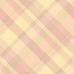 Soft pastel plaid pattern in beige, pink  taupe tones.  Ideal for backgrounds, textiles, website design, and feminine branding.