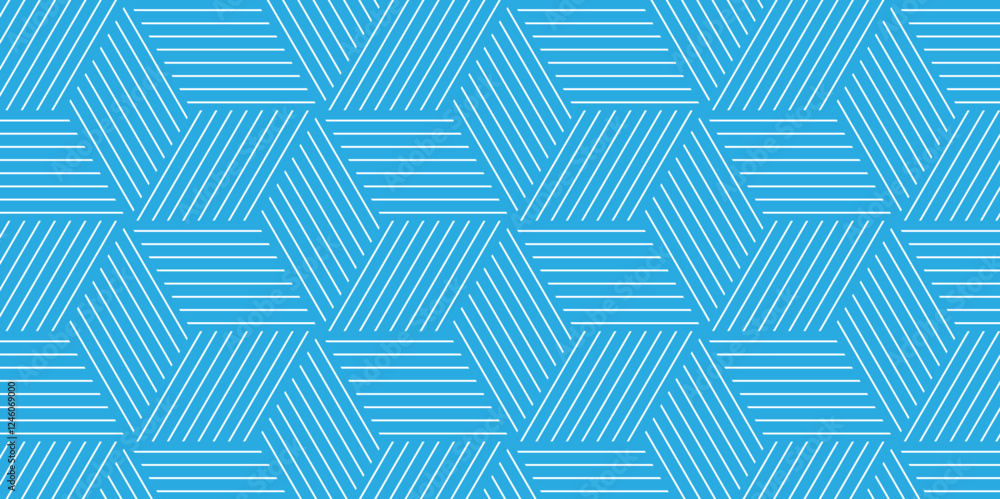 Poster vector geometric diagonal fabric waves seamless line texture. seamless pattern abstract geometric wi