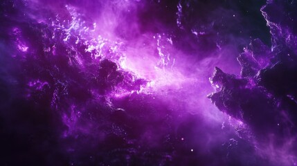 Brilliant purple space backdrop that is artistic
