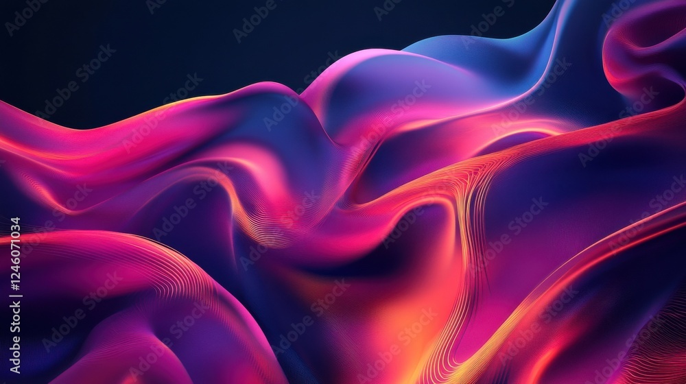 Poster vector background with abstract tech communication concept.