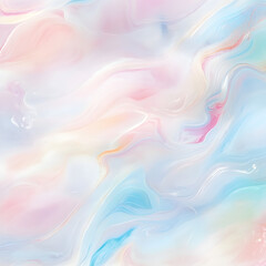 Obraz premium A pastel marble shiny texture pattern in bright pastel rainbow colors, background.