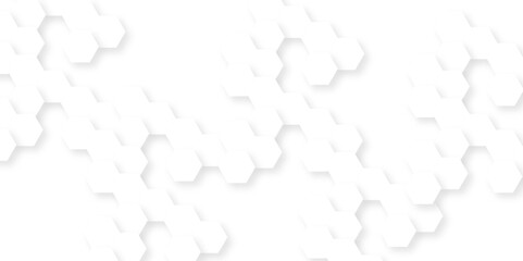 Background with hexagons . Abstract background with lines . white texture background . hexagon abstract background. Surface polygon pattern with glowing hexagon paper texture and futuristic business