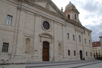 church of the royal college of the augustins in valladolid in spain