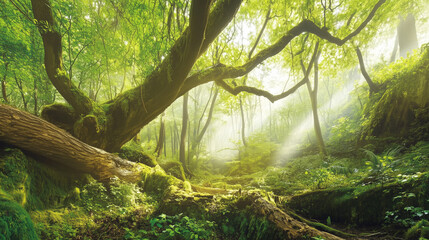 Fototapeta premium The trees in the forest