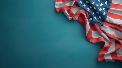 Crisp details of stars on the us flag close-up view still life vibrant background artistic perspective symbolism of freedom
