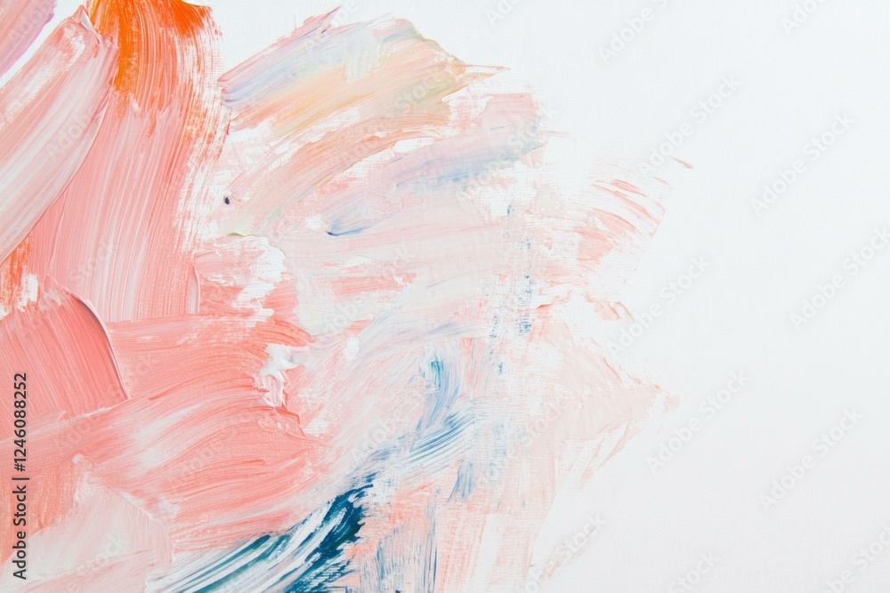Aufkleber abstract pastel paint strokes background with soft colors, creating a calming and artistic vibe, ide
