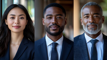  multiracial team brainstorming financial updates in an online meeting