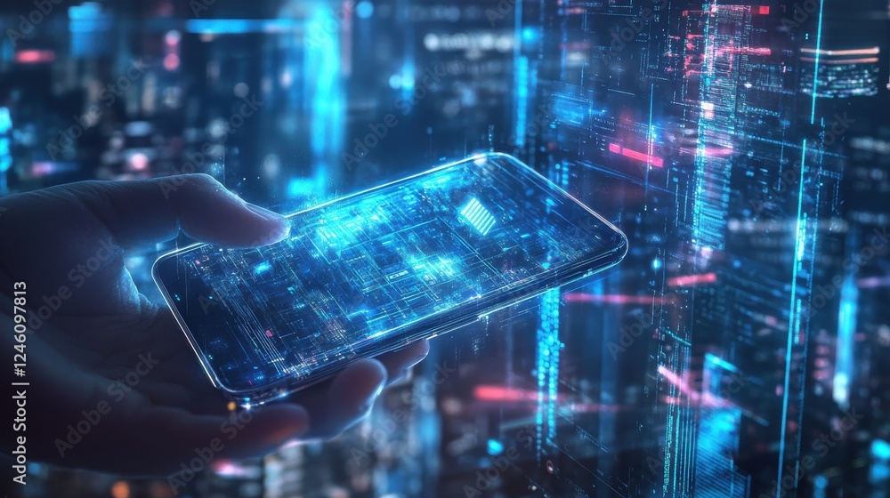 Poster 5g technology networks enable internet connectivity for wireless devices globally. this advanced tec