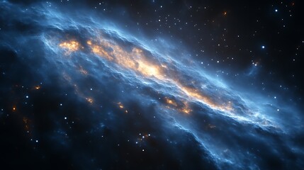 Fototapeta premium Celestial Nebula Cosmic Dust And Starscape
